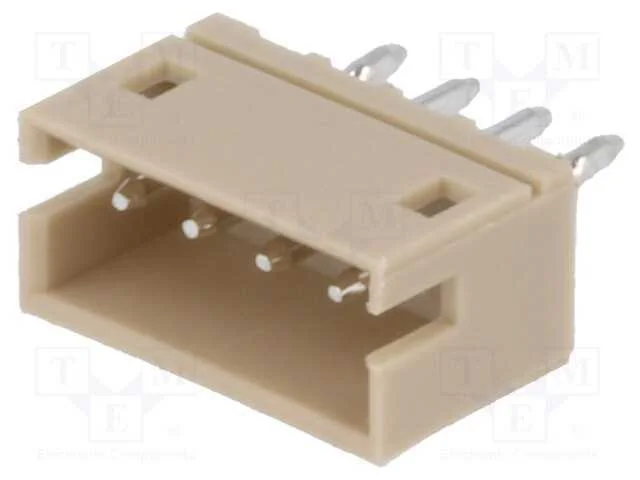 Tomada, Fio-Placa, Macho, 1,5mm, Pin: 4, Tht, 100v, 1a, Estanhado