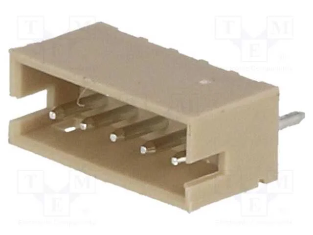 Tomada, Fio-Placa, Macho, 1,5mm, Pin: 5, Tht, 100v, 1a, Estanhado