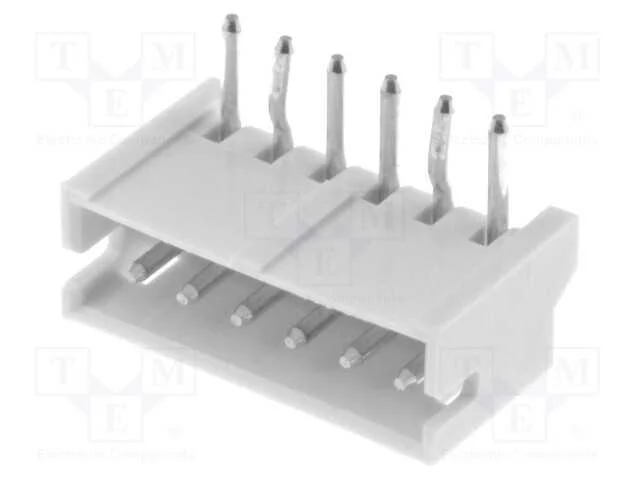 Tomada, Fio-Placa, Macho, Zh, 1,5mm, Pin: 6, Tht, 50v, 1a, -25÷85c