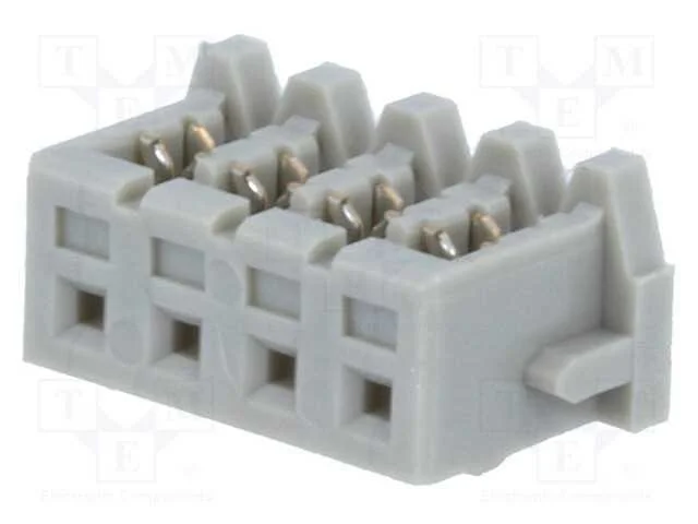 Ficha, Idc, Fêmea, Kr, 2mm, Pin: 4, com Cabo, 100v, 1a, Sistema: 1x4