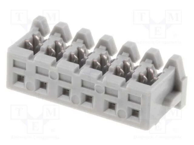 Ficha, Idc, Fêmea, Kr, 2mm, Pin: 6, com Cabo, 100v, 1a, Sistema: 1x6