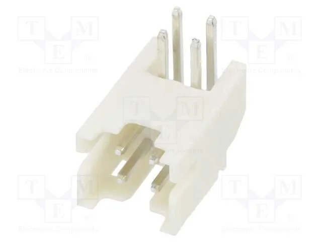 Tomada, Fio-Placa, Macho, 2mm, Pin: 4, Tht, 100v, 2a, Angulares