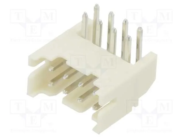 Tomada, Fio-Placa, Macho, 2mm, Pin: 8, Tht, 100v, 2a, Angulares
