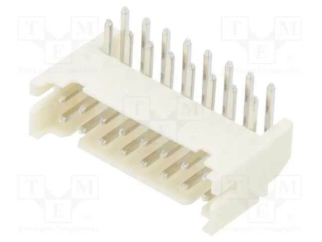 Tomada, Fio-Placa, Macho, 2mm, Pin: 16, Tht, 100v, 2a, Angulares