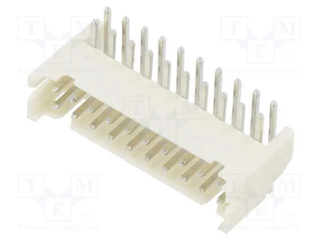Tomada, Fio-Placa, Macho, 2mm, Pin: 20, Tht, 100v, 2a, Angulares