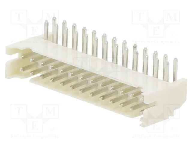 Tomada, Fio-Placa, Macho, 2mm, Pin: 26, Tht, 100v, 2a, Angulares