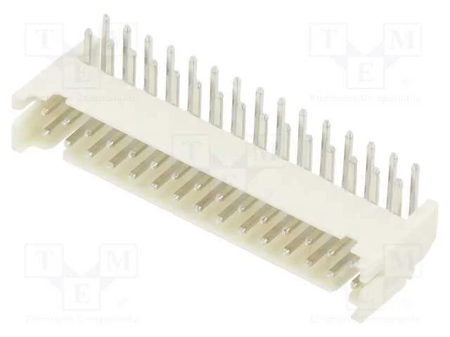 Tomada, Fio-Placa, Macho, 2mm, Pin: 30, Tht, 100v, 2a, Angulares