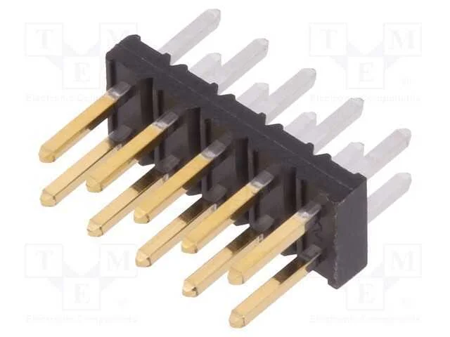 Barra de Pinos, Fio-Placa, Macho, Minitek, 2mm, Pin: 10, Tht, 2a