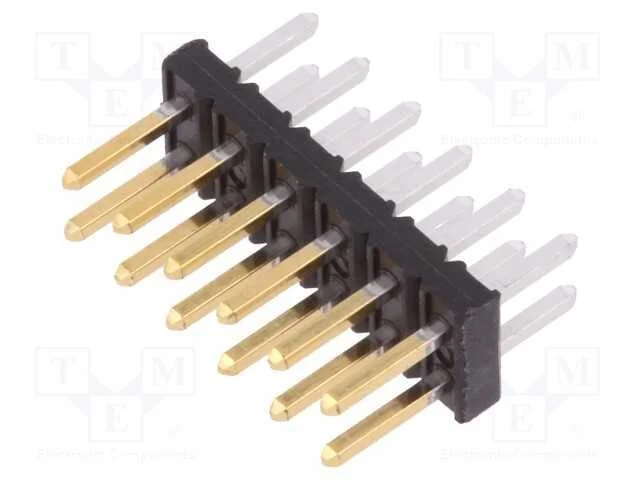 Barra de Pinos, Fio-Placa, Macho, Minitek, 2mm, Pin: 12, Tht, 2a