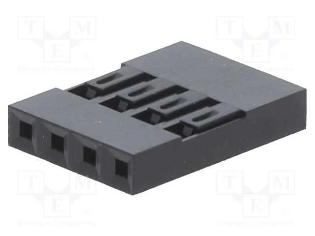 Ficha, Pinos, Macho/Fêmea, Mini-Pv, 2,54mm, Pin: 4, Sem Contactos