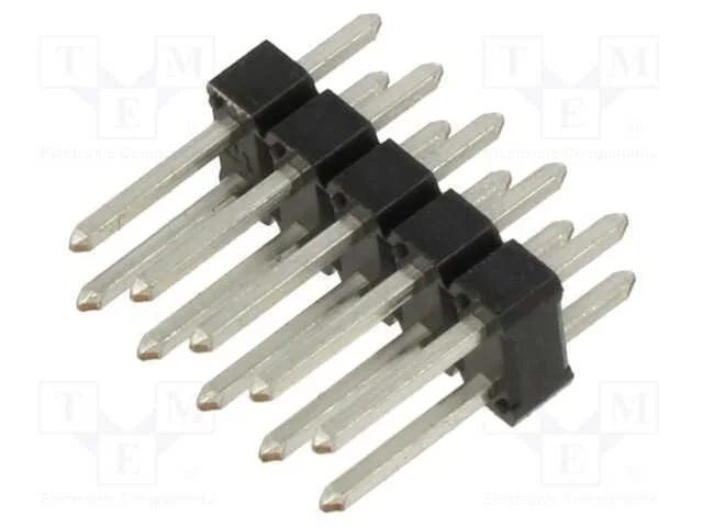 Barra de Pinos, Pinos, Macho, Bergstik Ii, 2,54mm, Pin: 10, Tht