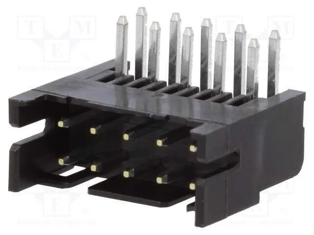 Tomada, Placa- Fio/Placa, Macho, Df11, 2mm, Pin: 10, Tht, para Pcb