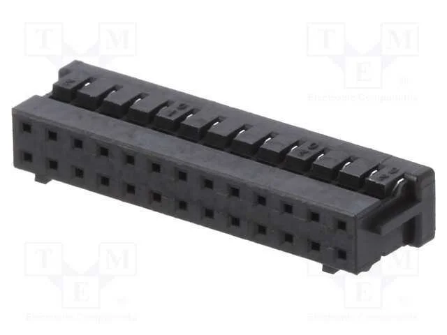 Ficha, fio-fio/placa, f&ecirc;mea, DF11, 2mm, PIN: 26, .