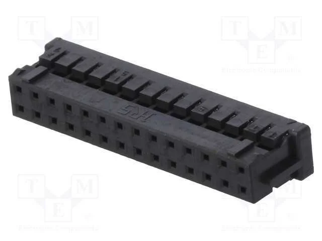 Ficha, fio-fio/placa, f&ecirc;mea, DF11, 2mm, PIN: 28, .