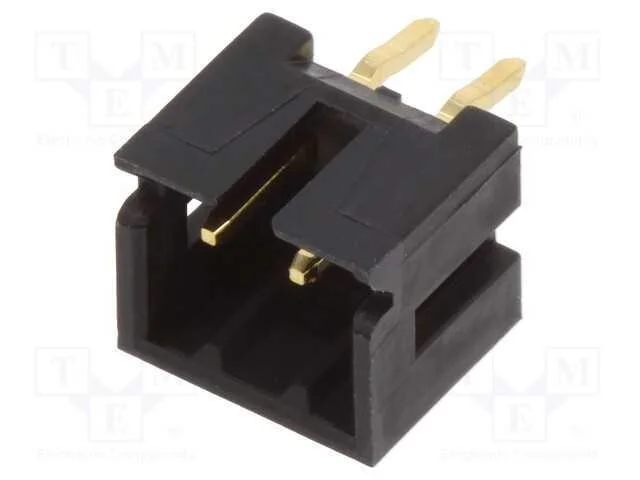 Tomada, Fio-Fio/Placa, Macho, Df3, 2mm, Pin: 2, Tht, para Pcb