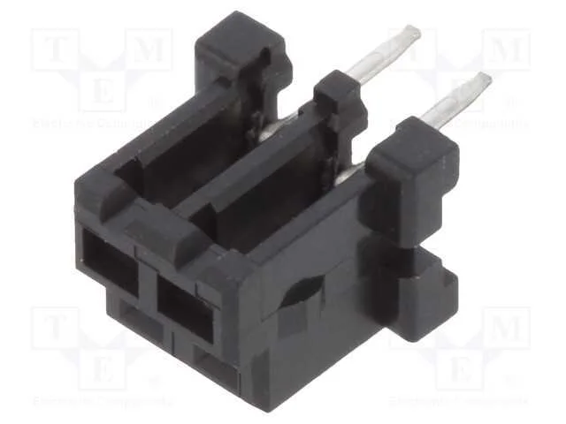 Tomada, Fio-Fio/Placa, Fêmea, Df3, 2mm, Pin: 2, Tht, para Pcb