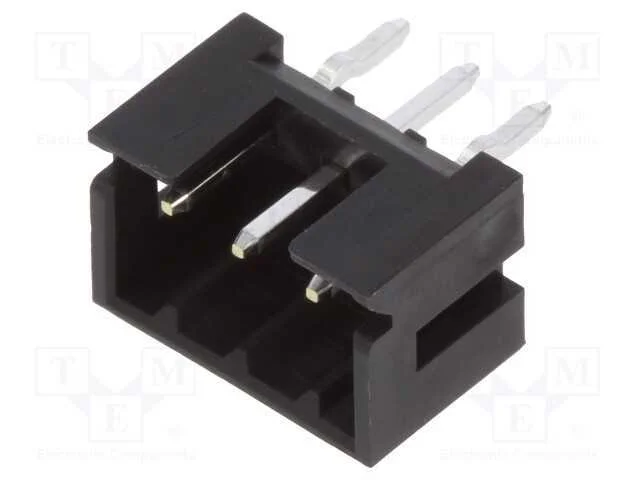 Tomada, Fio-Fio/Placa, Macho, Df3, 2mm, Pin: 3, Tht, para Pcb