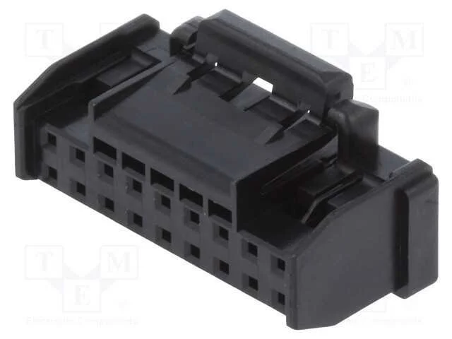 Ficha, fio-placa, f&ecirc;mea, DF51K, 2mm, PIN: 18, sem.