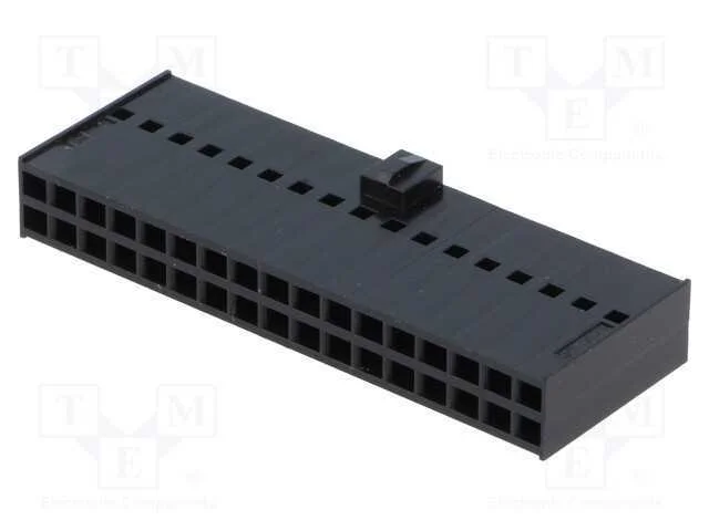 Ficha, pinos, C-Grid III, fêmea, PIN: 34, sem con.