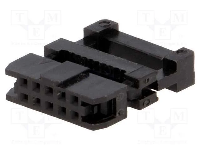 Ficha, Idc, Fêmea, Pin: 10, com Aperto de Cabo, Idc, para Fita, 1mm