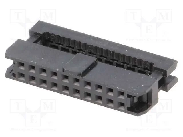 Ficha, Idc, Fêmea, Pin: 20, Sem Pressão de Cabo, Idc, para Fita, 1mm
