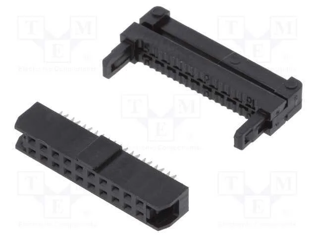 Ficha, Idc, Fêmea, Pin: 20, com Aperto de Cabo, Idc, para Fita, 1mm