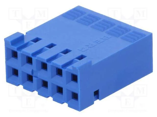 Ficha, Fio-Placa, Fêmea, Dubox, 2,54mm, Pin: 10, Sem Contactos