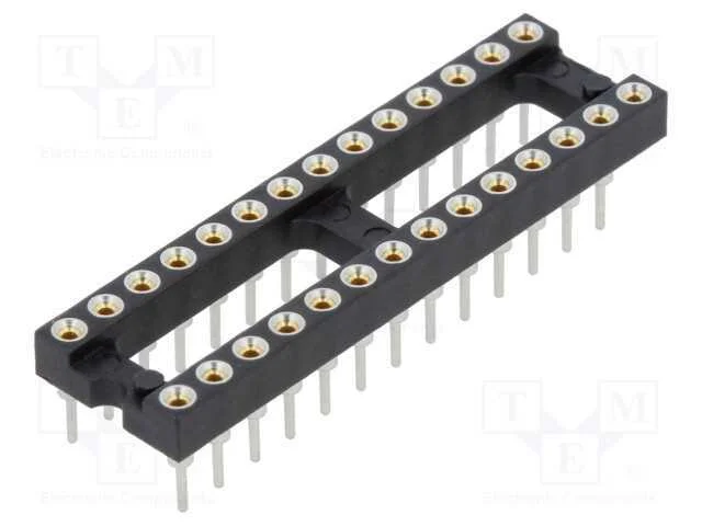 14+14 Pos. Female Dil Vertical Throughboard Ic Socket