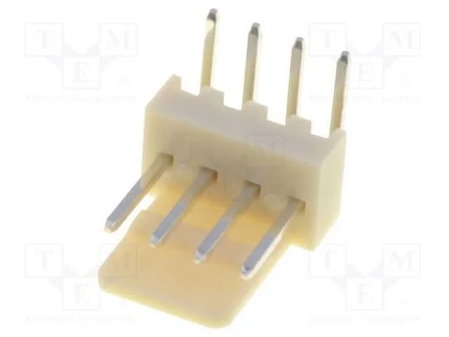 Tomada, Fio-Placa, Macho, 2,54mm, Pin: 4, Tht, 250v, 3a, Estanhado