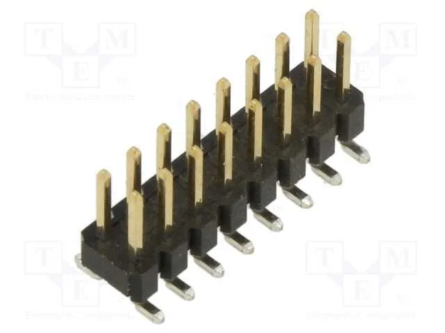 Tomada, Pinos, Macho, 2,54mm, Pin: 16, Smt, para Pcb, Sistema: 2x8