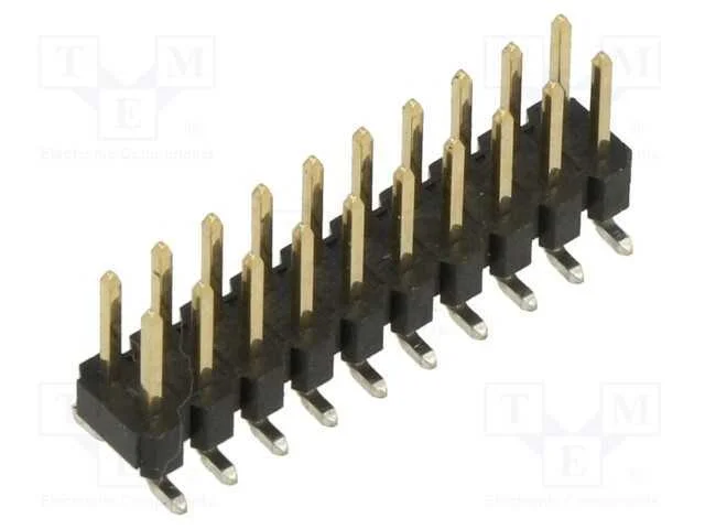 Tomada, Pinos, Macho, 2,54mm, Pin: 20, Smt, para Pcb, Sistema: 2x10