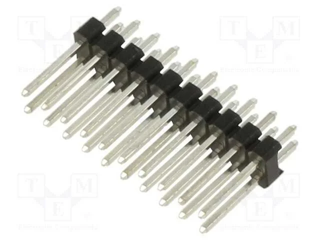 Tomada, Pinos, Macho, 2,54mm, Pin: 20, Tht, para Pcb, Estanhado