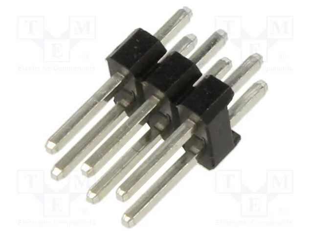 Tomada, Pinos, Macho, 2,54mm, Pin: 6, Tht, para Pcb, Estanhado