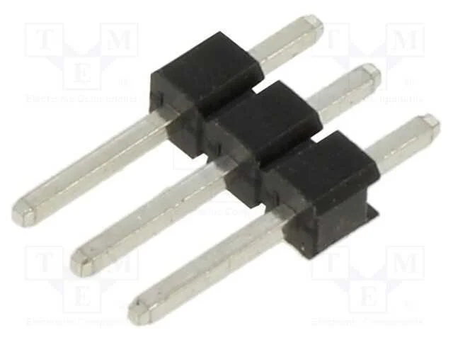 Tomada, Pinos, Macho, 2,54mm, Pin: 3, Tht, para Pcb, Estanhado