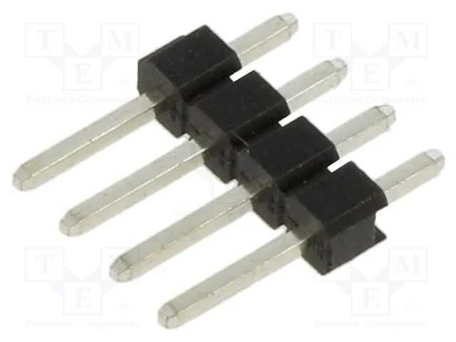 Tomada, Pinos, Macho, 2,54mm, Pin: 4, Tht, para Pcb, Estanhado