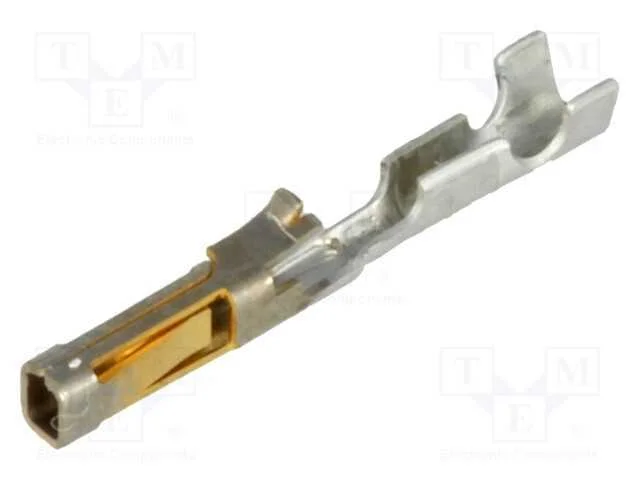 Contacto, f&ecirc;mea, dourado, 30AWG&divide;24AWG, SL, cortad.