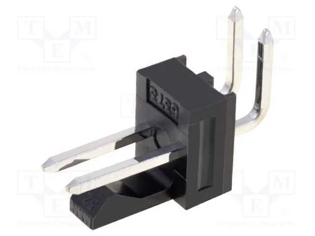 Tomada, fio-placa, macho, KK 254, 2,54mm, PIN: 2,.