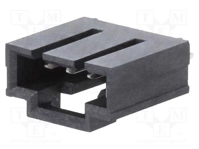 Tomada, Fio-Placa, Macho, Sl, 2,54mm, Pin: 4, Tht, Estanhado, Simples