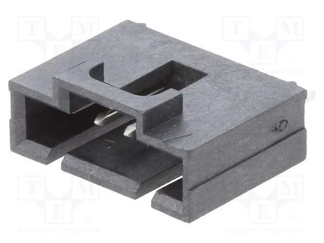 Tomada, Fio-Placa, Macho, Sl, 2,54mm, Pin: 5, Tht, Estanhado, Simples