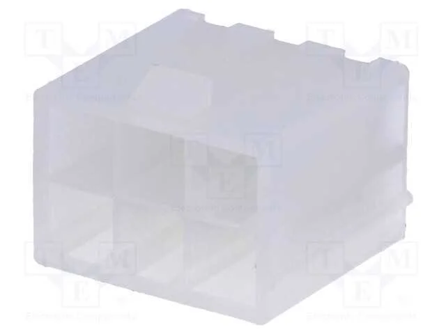 Tomada, fio-placa, macho, N42G, 4,2mm, PIN: 6, TH.