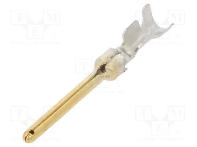 Contacto, macho, dourado, 20AWG÷24AWG, 5A