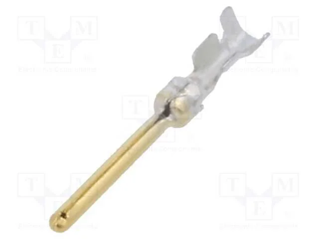 Contacto, macho, dourado, 20AWG÷24AWG, 5A