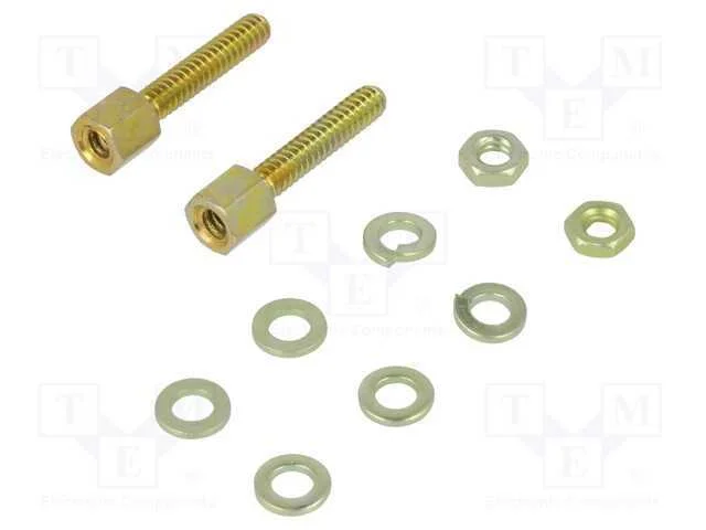 Conjunto de Pernos para D-Sub, Unc 4-40, Com.Rosca: 14,22mm