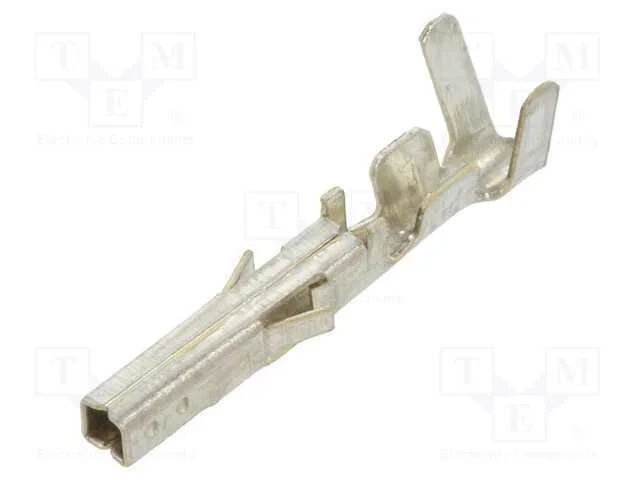 Contacto, Fêmea, Latão, Estanhado, 0,32÷0,82mm2, 22awg÷18awg, 9a