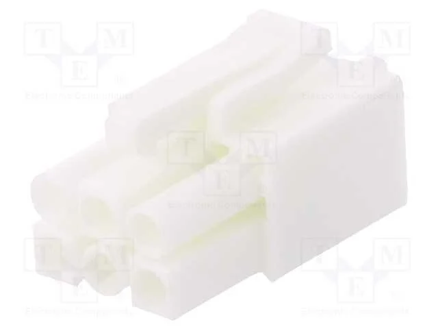 Ficha, fio-fio, f&ecirc;mea, 4,5mm, PIN: 6, Sistema: 1x6