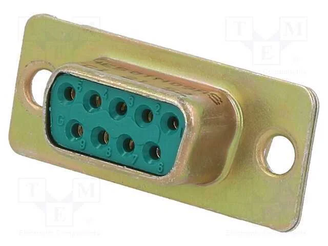 D-Sub, PIN: 9, ficha, fêmea, com cabo, simples, s.