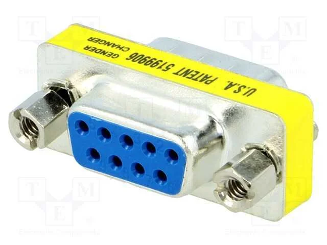 Passo: adaptador, D-Sub 9pin masculino,D-Sub 9pin.