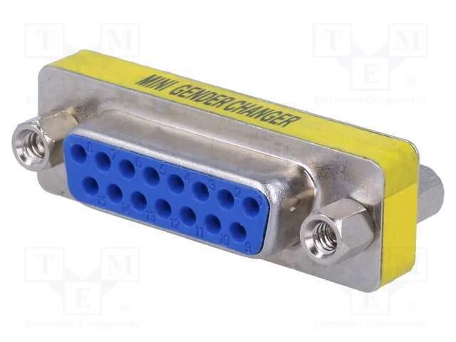 Passo: Adaptador, D-Sub 15pin Fêmea,Em Ambos Os Lados