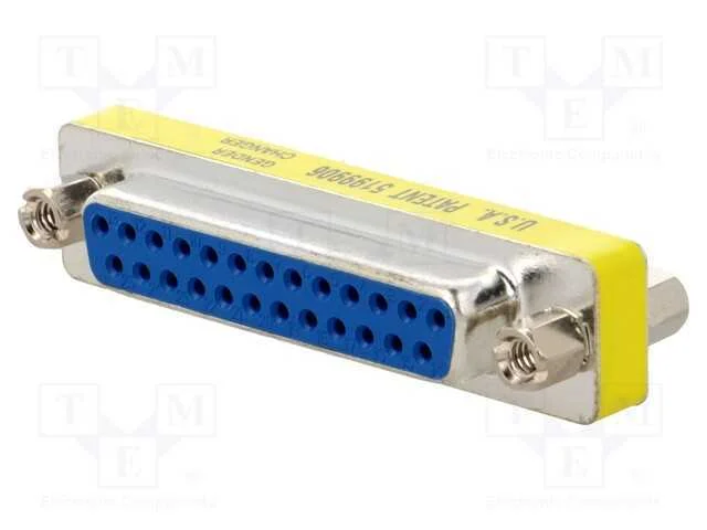Passo: Adaptador, D-Sub 25pin Feminino,Em Ambos Os Lados