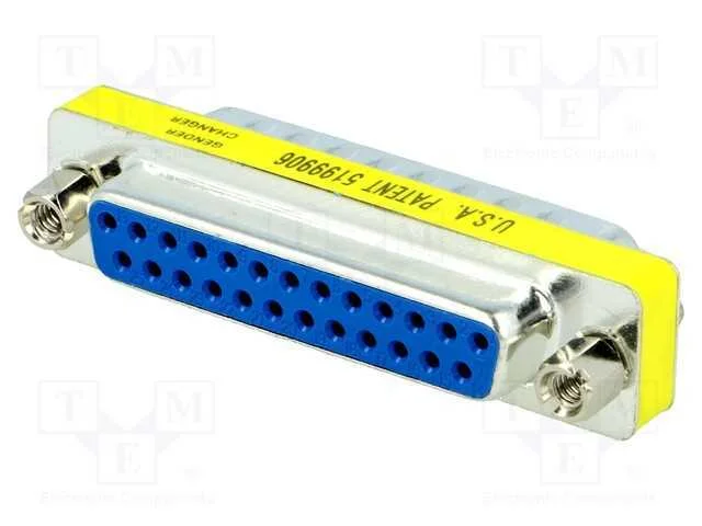 Passo: adaptador, D-Sub 25pin masculino,D-Sub 25p.